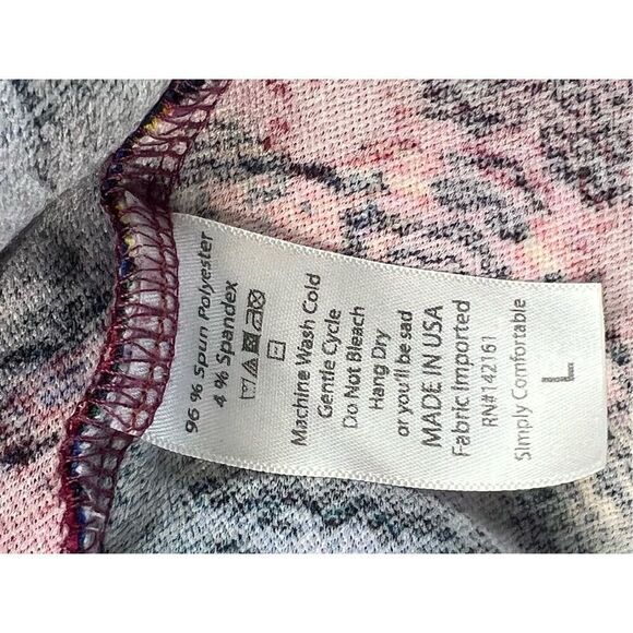 Lularoe Large Amelia watercolor artist artsy teacher paint splatter dress - Picture 6 of 6